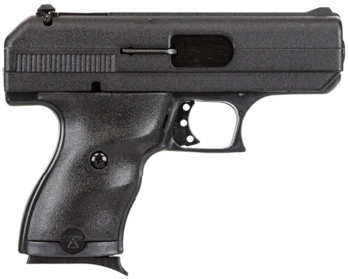 Hi-Point 9NYLOC C9  9mm Luger 8+1 3.50" Black Steel Barrel, Black Powder Coated Serrated Slide, Frame & Polymer Grips, Nylon Holster