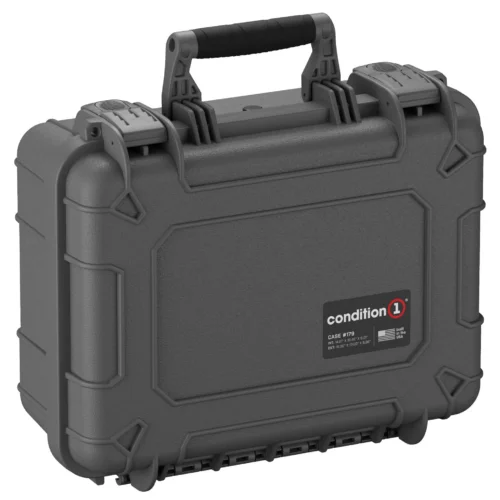 Condition 1, 16" 2 Pistol Case #179, Gun Metal (H1179GMF12510-2AC1-44696BK)
