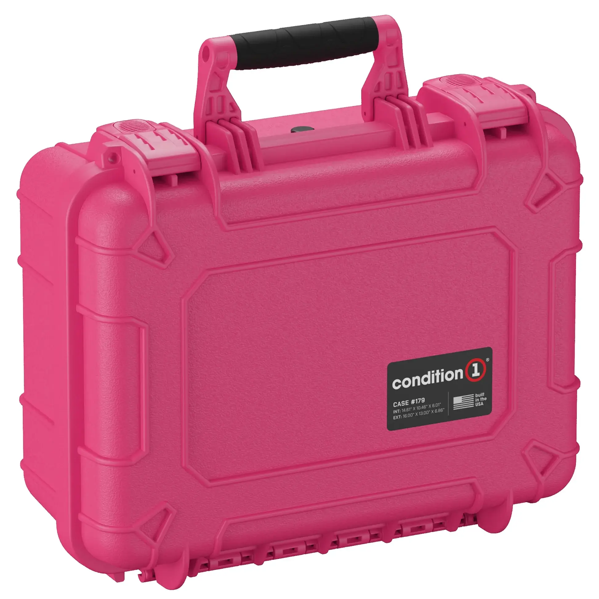 Condition 1, 16" 2 Pistol Case #179 Pink (H179PKF12510-2AC1-44696BK)